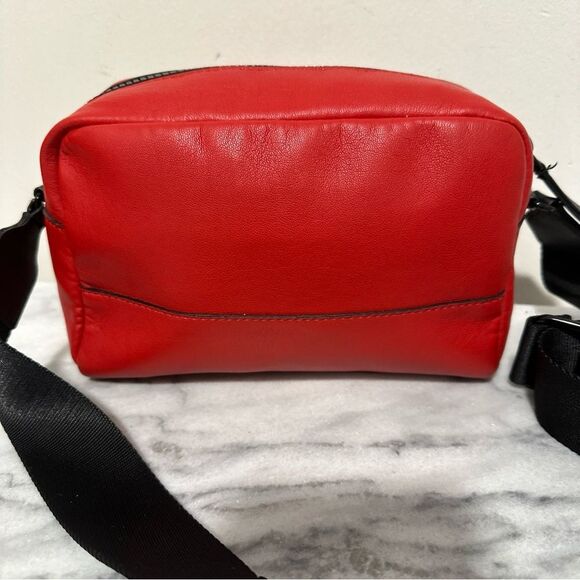 DKNY Red Belt Bag with Black Strap - Picture 5 of 15
